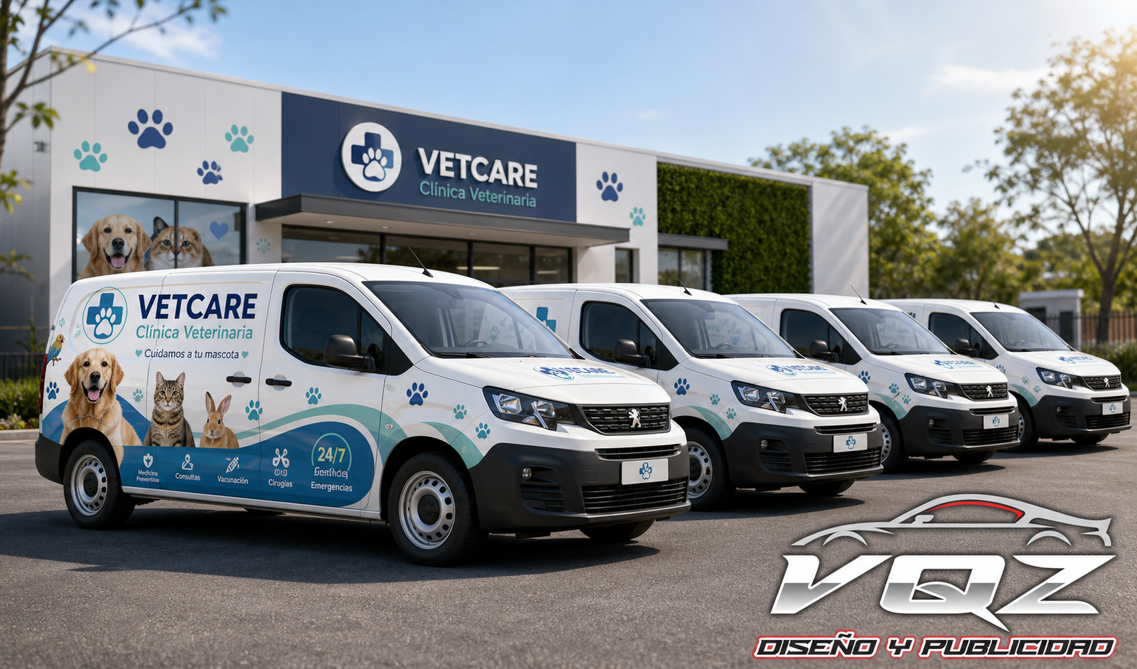 Vinilado branding empresarial VQZ